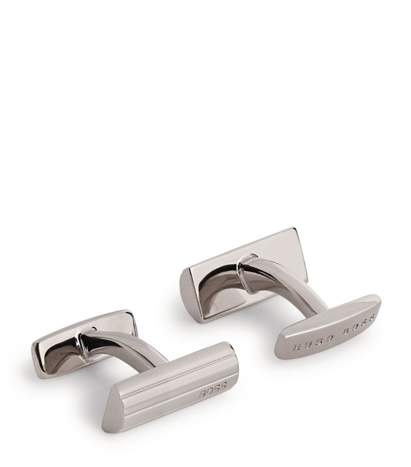 Boss Logo Engraved Cufflinks