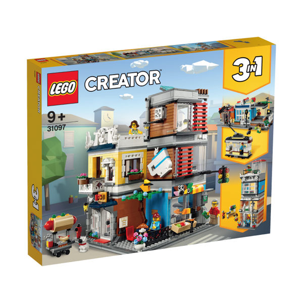 LEGO樂高 創意百變系列 31097 寵物店和咖啡廳排樓 積木 玩具