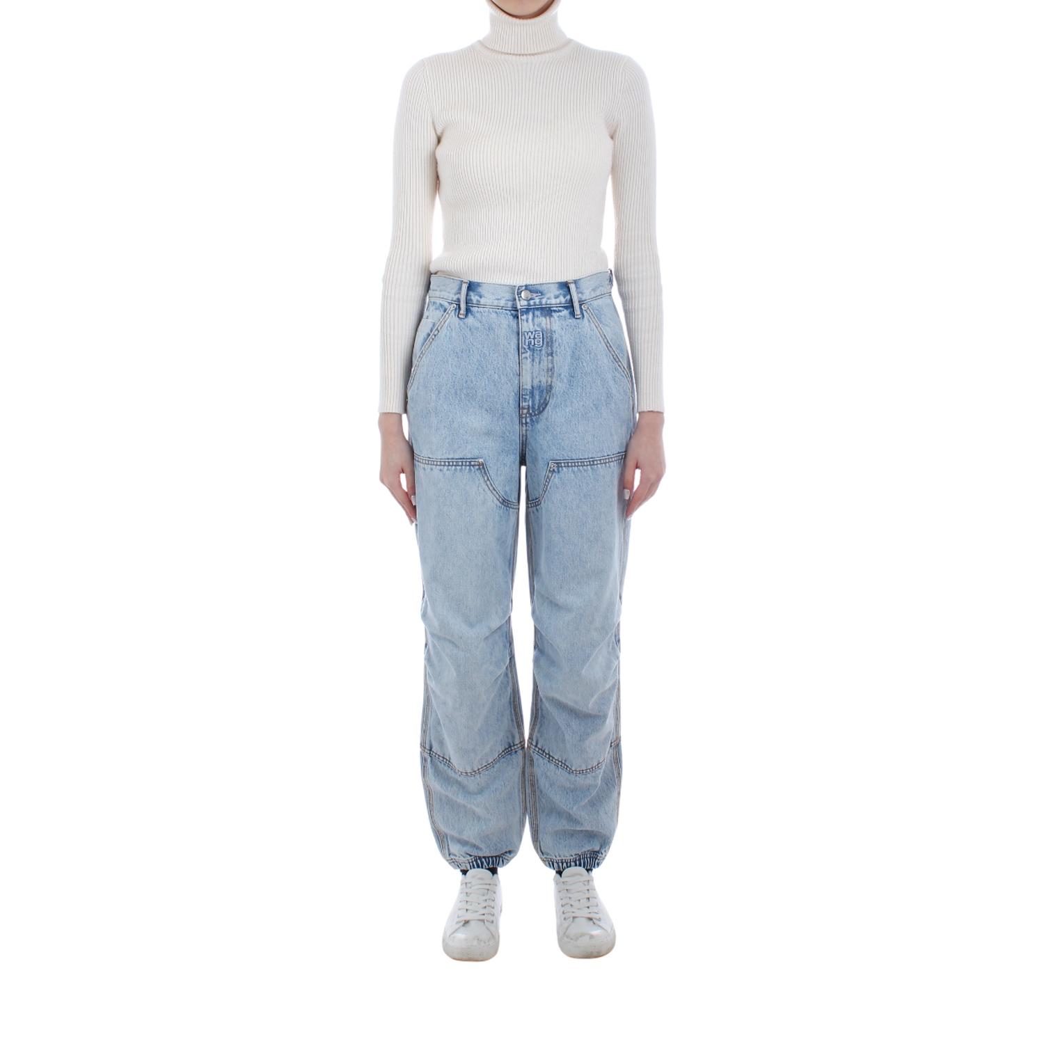 alexanderwang 牛仔工裝褲