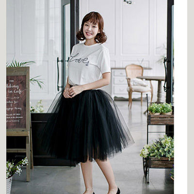 韓版小清新紗裙親子裝(女大人)