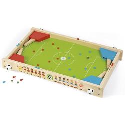 ◎結合彈珠檯的設計，另類玩法，讓足球賽增添不同的趣味|◎新舊時代的結合，爸爸們快來和孩子一同重溫舊時光的樂趣|◎商品名稱:【法國Janod】足球彈珠檯種類:公仔/模型/場景組合品牌:JANOD適用年齡