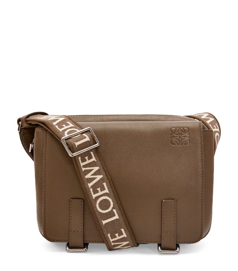 Loewe Xs Leather Military Messenger Bag