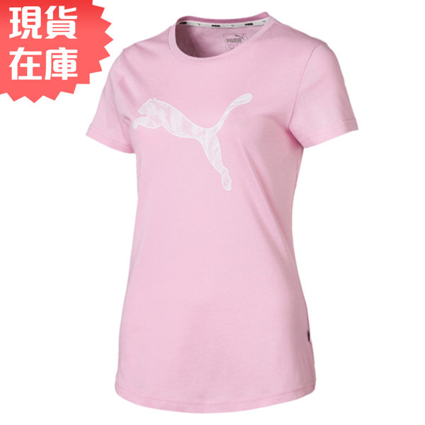 ★現貨在庫★ PUMA KA 女裝 短袖 休閒 純棉 透氣 粉 亞規 【運動世界】 84404621