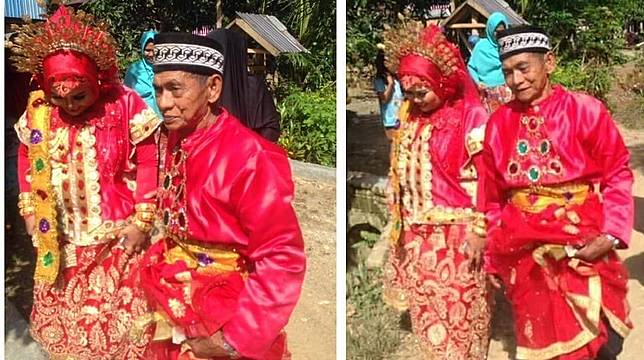 Pernikahan kakek 70 tahun dan gadis muda 28 tahun di Sulawesi Barat