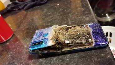 老外電話講到一半華為手機突然爆炸，螢幕炸得粉碎「手機才買兩個月」