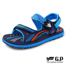 ◎柔軟中底材質|◎快速穿脫磁扣設計|◎可拆卸式後帶，一鞋兩穿品牌:G.P童鞋款式:涼鞋/拖鞋適用性別:男童,女童尺寸/腳長:18cm,18.5cm,19cm,19.5cm,20cm,20.5cm,21