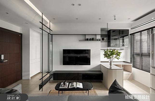 舒適又明亮 13坪質感灰階現代單身宅開放穿透設計 空間變更大 設計家 Line Today