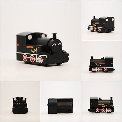 機車兩側各鑲崁一條用黃銅刻的飛龍，所以稱之為龍號機車，又名中國火箭號