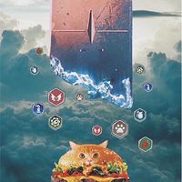 轉生成漢堡的異世界軟爛生活
