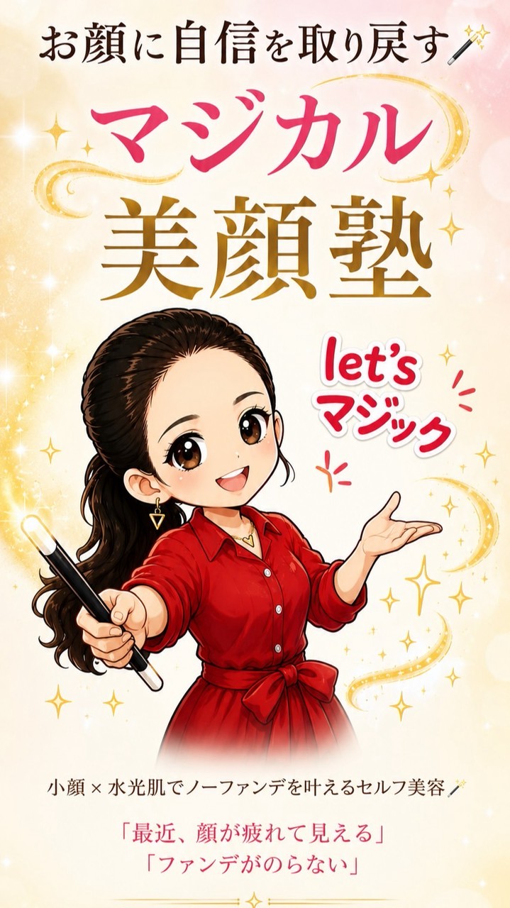 お顔に自信を取り戻す🪄マジカル美顔塾