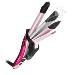 ◎21段調溫設定：90~190度|◎數位溫度顯示|◎溫度鎖定設計，防止誤觸溫度變化商品名稱:【日本TESCOM】負離子直捲波三用燙髮棒IPW1650TW品牌:TESCOM類型:三管夾特殊功能:負離子溫