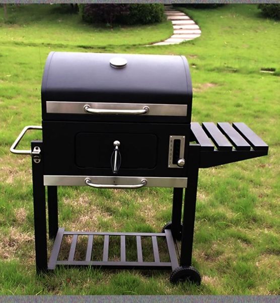 家用大號BBQ燒烤架出口戶外炭烤爐庭院加大加厚木炭燒烤爐子 熊熊物語