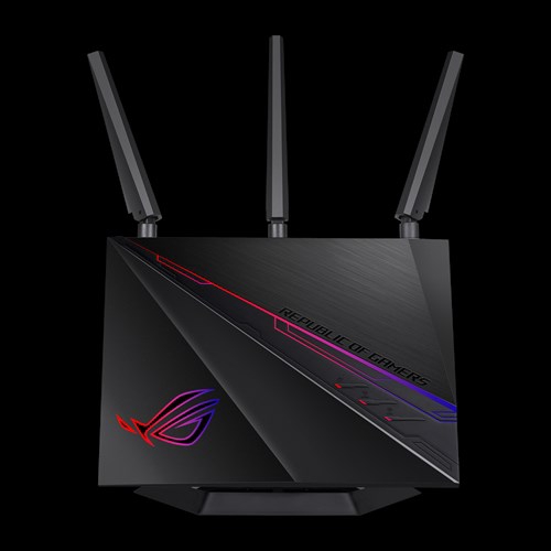 ASUS ROG Rapture GT-AC2900 AC2900 WiFi 電競路由器【每家比】AC2900 WiFi 電競路由器，經 NVIDIA GeForce NOW計畫認證推薦。支援三段遊戲