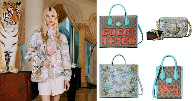 Gucci 不想撞包就買這一款！虎年限定商品超吸睛，王妃同款藝術家印花包