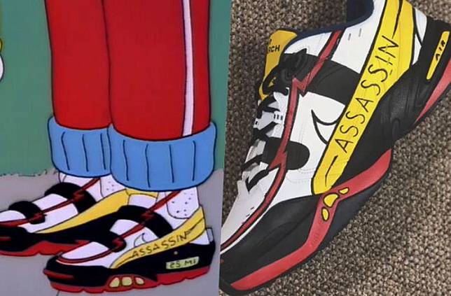 the simpsons assassin shoes