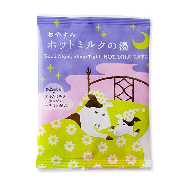 含有天然乾燥香草(洋甘菊)和天然成分(脫脂牛奶、蜂蜜)的乳白色湯底，圍繞在甜蜜柔和的牛奶甘菊香氛中