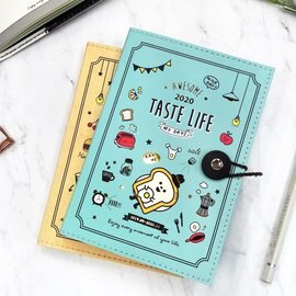 2019年50K跨年車縫繩釦週誌/行事曆/手帳 SS1906《筑品文創》