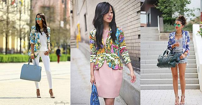 ™ Floral Blazer Jawabannya! Tampil Manis dan Stylish? 