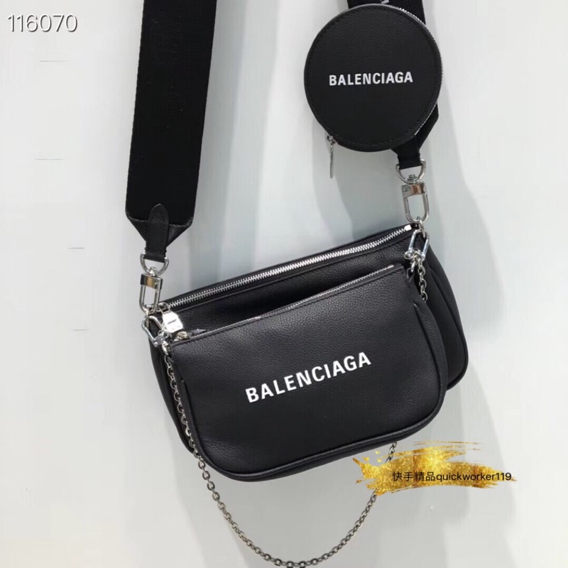 巴黎世家包包 Balenciaga 斜挎包3件套 【可拆開用】 新款～斜挎包