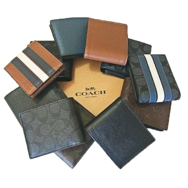 特賣 Coach 男用皮夾 零錢袋 名牌包包 短夾 男生錢包 相片夾 附購證這款錢包最近特別受歡迎，禮盒配套齊全，送人，還是自用，都很適合。【商品說明】：本商品採一次一批購買自美國OUTLET賣場，如