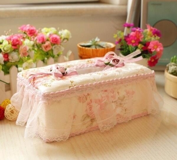 紙巾盒紙巾歐式布藝客廳抽紙盒蕾絲創意車用臥室可愛車內車載套紙抽 晴天時尚館