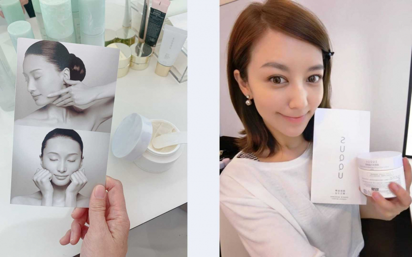 如果偶爾想偷懶，小編極度推薦SUQQU的顏筋按摩體驗！只要短短3分鐘就能有媲美一般熱敷手法療程的效果。許多網紅、KOL都是死忠顧客。(圖／吳雅鈴攝影、IG@syl_115 )