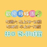 歡樂羽球團🏸林口固定週六日