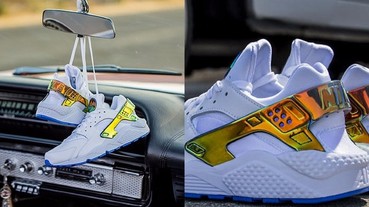 Nice Kicks x Nike Air Huarache 武士鞋聯名款 金色元素帥到讓你心癢癢！