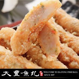 【大豐魚丸】火鍋料鍋物炸物專家--安平炸蝦捲300g