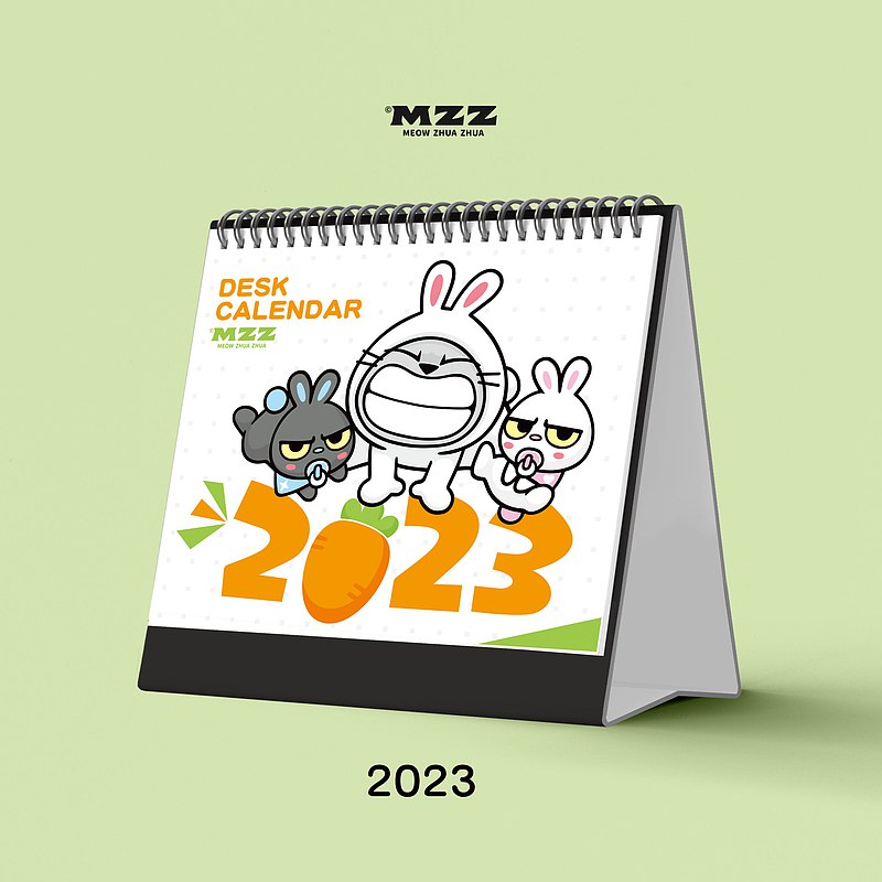 預購 | 研達 貓爪抓 2023 桌曆 12月出貨