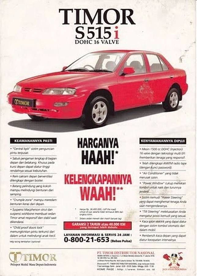 13 Iklan Jadul Mobil Di Indonesia, Jadi Geli Sendiri Membacanya