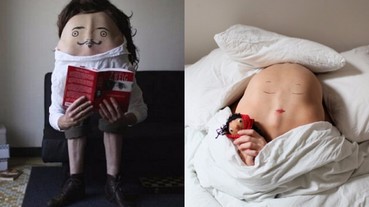 詭異到爆紅！攝影師利用人體發揮想像 創造出宛如「外星人」的新生物！