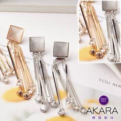 ◎嚴選多款高質感 韓國直送|◎正韓飾品，廣羅時尚質感，輕奢華耳環、|◎項鍊、手環、戒指全系列配件輕設計飾品品牌:akara品牌定位:流行品牌適用性別:女生種類:耳環款式:穿式/針式材質:鍍K金尺寸:高