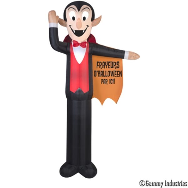 節慶王【W007884】充氣吸血鬼指示牌，萬聖節/萬聖充氣/擺飾/好收納/會場佈置/打卡神器/拱門