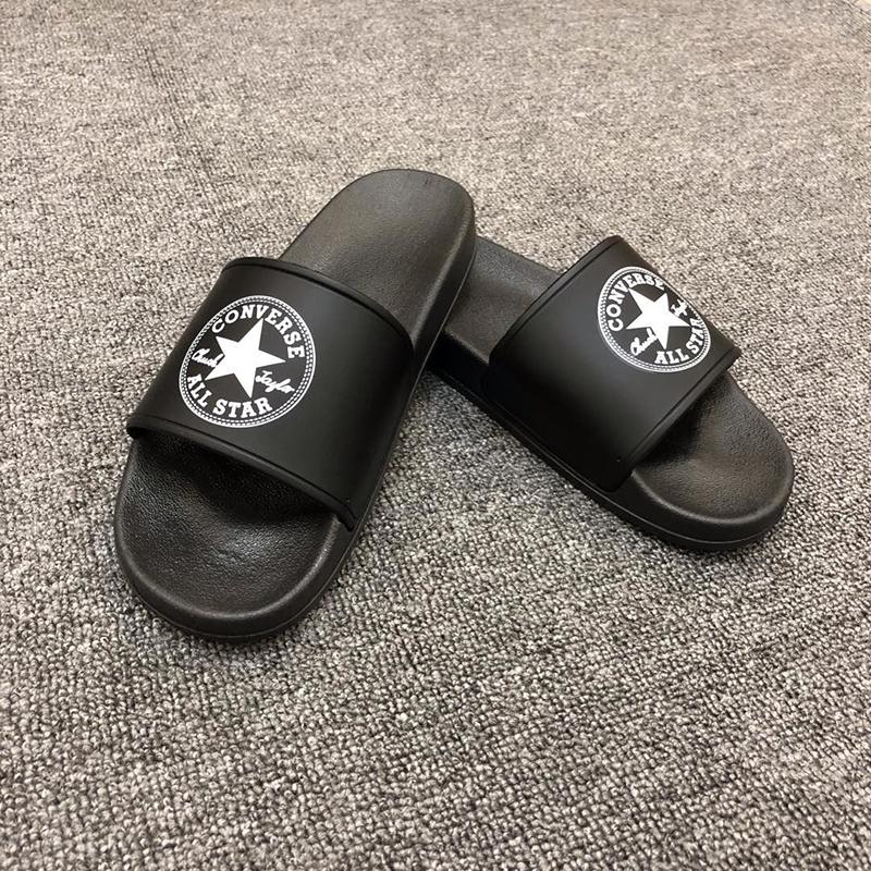 潮牌基地 889#室內居家涼鞋 室外休閒拖鞋 Converse 匡威專櫃復刻版涼拖鞋 圓章印花經典沙灘鞋 情侶鞋36-44 有鞋盒