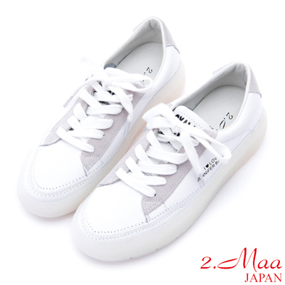 進口柔軟小牛皮 拼接設計網美穿搭拍照必備小白鞋特色增高膠底4cm 帥妞自信真皮記憶軟墊 減壓吸附壓力官方Line即時客服請搜尋：@hqg0815z