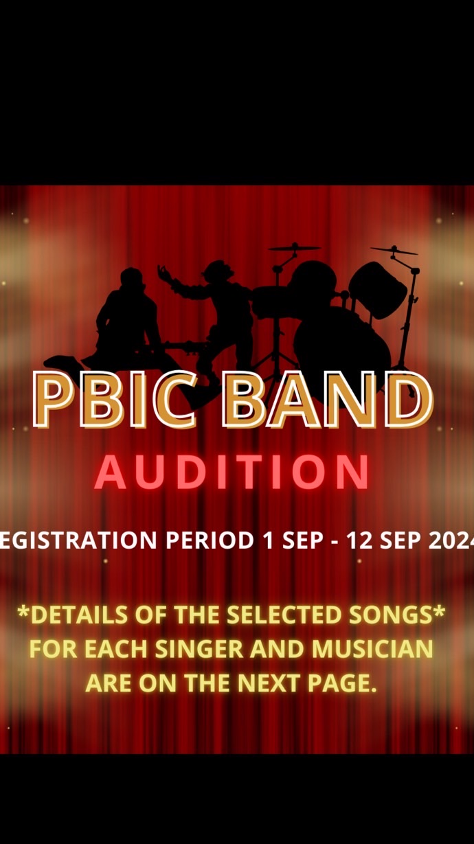 PBIC BAND 2024 AUDITION