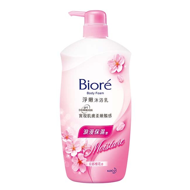 蜜妮 Biore淨嫩沐浴乳浪漫保濕型(櫻花香) 1000ml