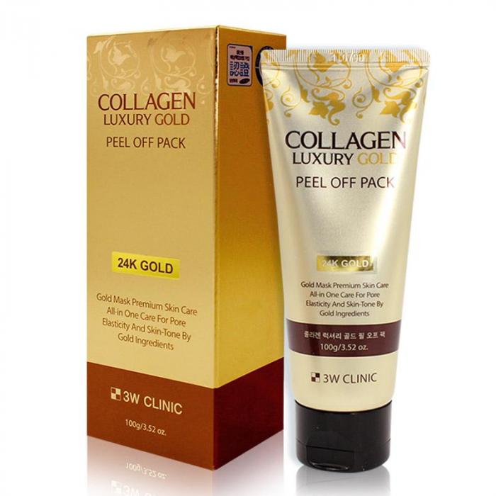 3w clinic 黃金膠原蛋白撕拉面膜 100g