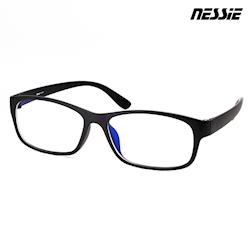 ◎專業真空鍍膜科技，視覺低色差|◎彈性鏡腳，配戴不夾頭不滑脫|◎台灣品牌，品質服務有保障◇商品規格．眼鏡型號：PC1713-01．眼鏡名稱：Nessie尼斯專業抗藍光眼鏡-經典系列-極緻黑．眼鏡尺寸m