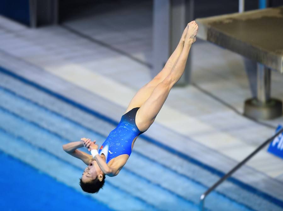 China's teen diving stars shine at FINA World Cup in Berlin XINHUA