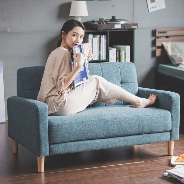 雙人座 沙發 沙發椅 北歐【Y0315】雅思本簡約系雙人沙發(三色) 收納專科
