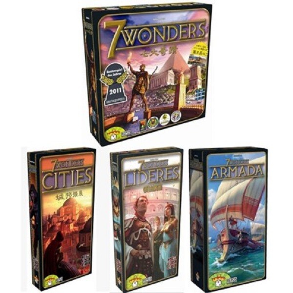 有問題或欲訂購賣場內沒有的商品也歡迎詢問唷聯絡方式請看關於我^^ 七大奇蹟 產品說明: 七大奇蹟是一款簡單且富有策略性的輪抽卡牌遊戲玩家在遊戲中扮演七大文文明古國之一的領袖必須不斷地開採境內的自然資源