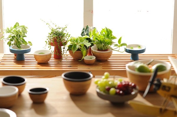 結合陶與竹，打造餐桌流動風景