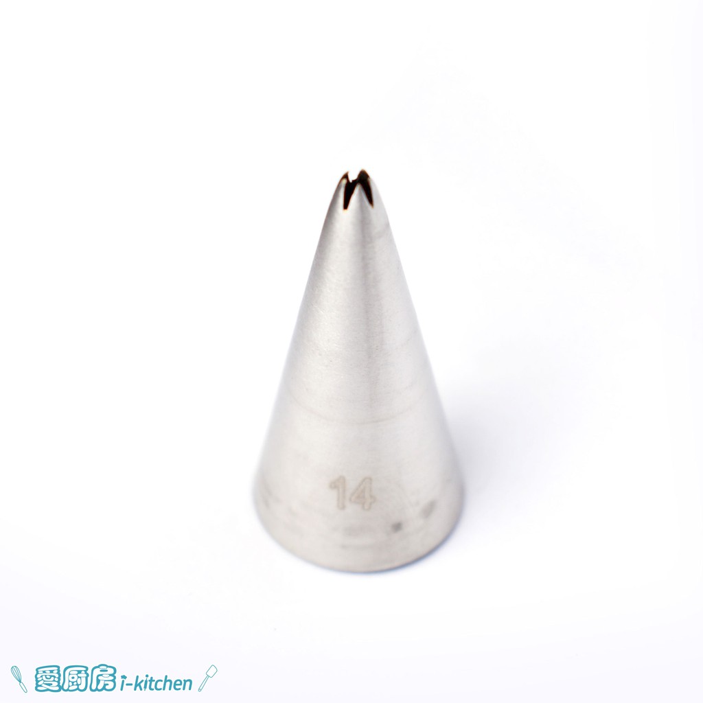 編號:14 材質:18/8不鏽鋼 尺寸:下口徑18*高35*上口徑2mm 用途:蛋糕裝飾，餅乾裝飾 數量:1入