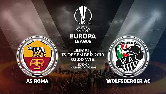 Link Live Streaming Pertandingan As Roma Vs Wolfsberger Ac