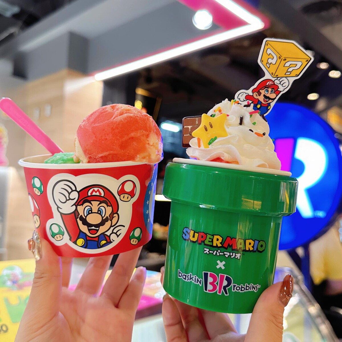 台灣開賣！「31冰淇淋 x 超級瑪利歐」聯名可愛登場，超級蘑菇、1UP蘑菇化身新口味必吃