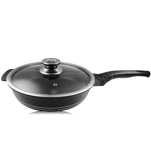 Perfect理想牌黑金鋼深型不沾平底鍋33cm