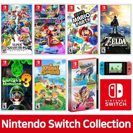 [Nintendo Switch] Nintendo Game BEST Collection ★ SUPER SMASH / POKEMON / SUPER MARIO / ZELDA