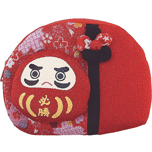 ★~~新品上市~~★ 可愛的開運必勝達摩，配上日式和風布，超有味道喔！